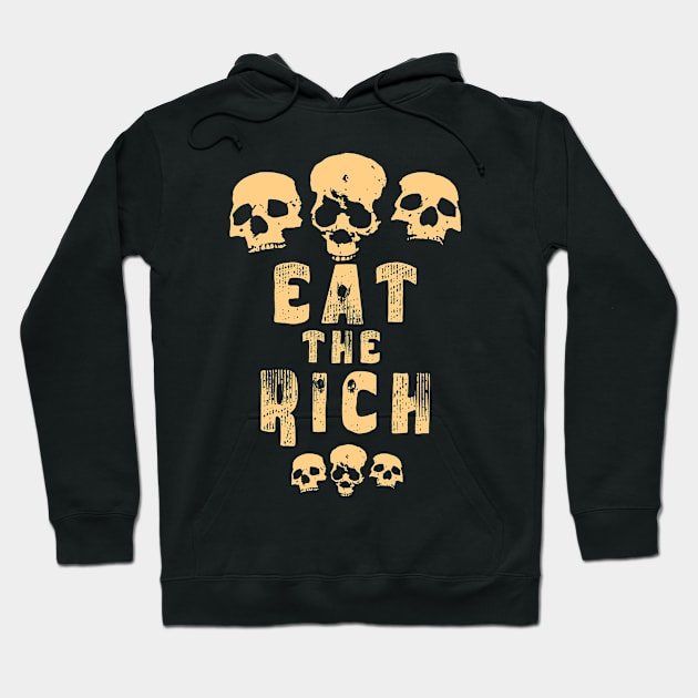 Eat the Rich Hoodie by Glass Table Designs